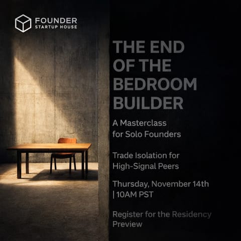 Founder Startup House ad creative